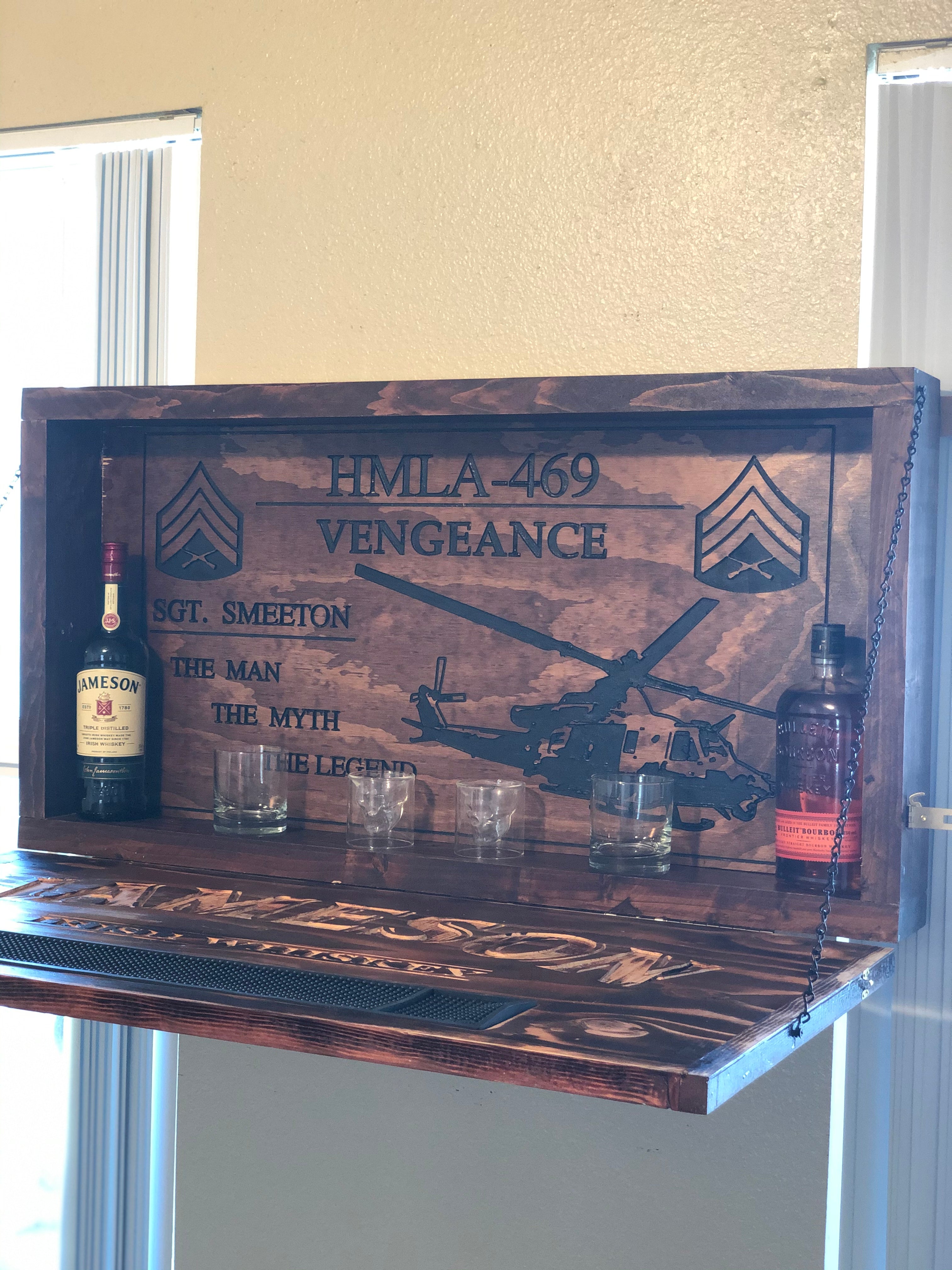 Custom going away plaques