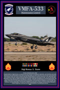 VMFA-533 Standard Squadron Plaque