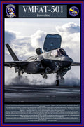 VMFAT-501 Standard Squadron Plaque